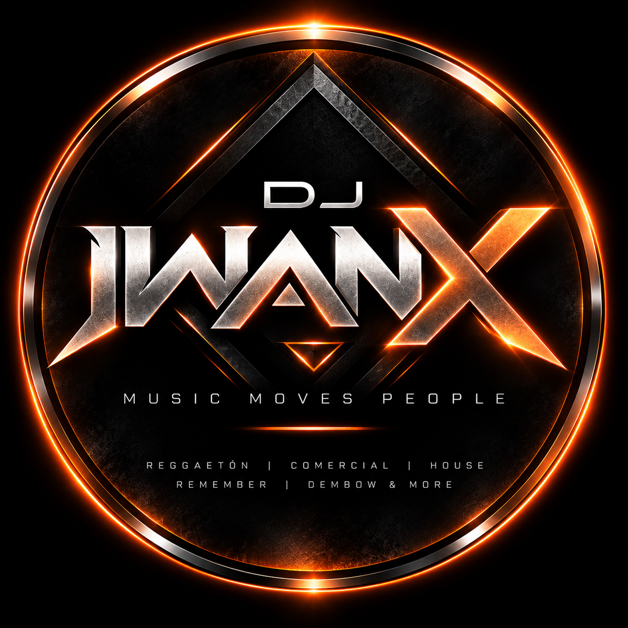 Logo DJ iwanX, Music Moves People